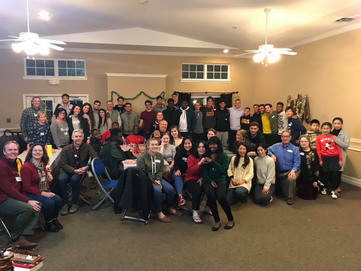 Christmas Dinner Party Peoria, Illinois International Friendships